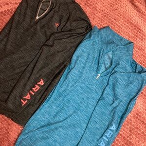 2 Ariat Tek Team 1/2 Zip Sweatshirt Size XXL Long Sleeves